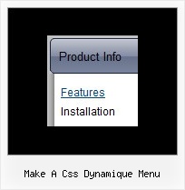 Make A Css Dynamique Menu Css Drop Down Horizontal Menu