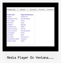 Media Player En Ventana Desplegable Javascript Dropdown Dhtml Menu