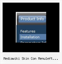 Mediawiki Skin Con Menuleft Desplegable Simple Dhtml Navigation