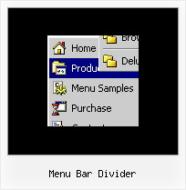 Menu Bar Divider How To Make A Javascript Category Menu