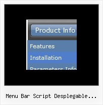 Menu Bar Script Desplegable Lateral Web Page Cascading Menu Maker