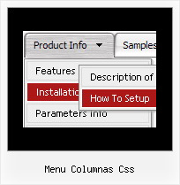 Menu Columnas Css Navigation Men C Bc Javascript