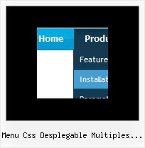 Menu Css Desplegable Multiples Columnas Javascript Top