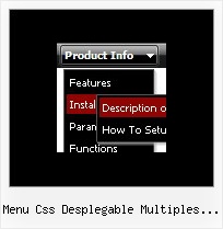 Menu Css Desplegable Multiples Columnas Javascript Dhtml Expandable