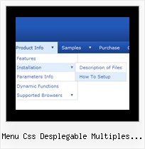 Menu Css Desplegable Multiples Columnas Javascript Dhtml Ejemplos