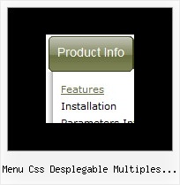 Menu Css Desplegable Multiples Columnas Navbar Xp Style