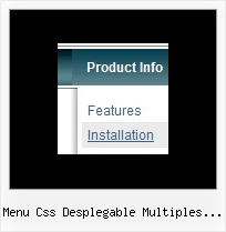 Menu Css Desplegable Multiples Columnas Vertical Web Menus