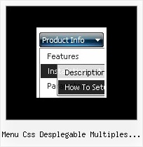 Menu Css Desplegable Multiples Columnas Javascript Menu Mouse Over Example Download