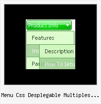 Menu Css Desplegable Multiples Columnas Html Drop Down Menu Code