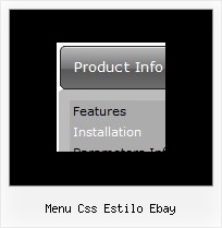 Menu Css Estilo Ebay Navigation Bar Css