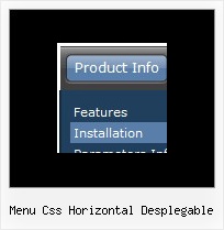 Menu Css Horizontal Desplegable Code For Popupmenu In Javascript
