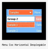 Menu Css Horizontal Desplegable Xp Javascript Html Menu