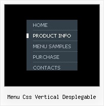 Menu Css Vertical Desplegable Menue In Dhtml