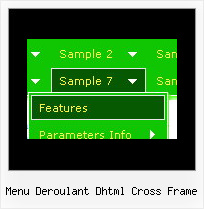 Menu Deroulant Dhtml Cross Frame Templates Maker