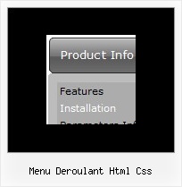Menu Deroulant Html Css Html Menubar