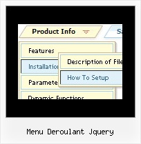 Menu Deroulant Jquery Dhtml Menu Html