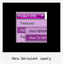Menu Deroulant Jquery Java Menubar