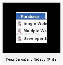 Menu Deroulant Select Style Creating Dhtml Menu