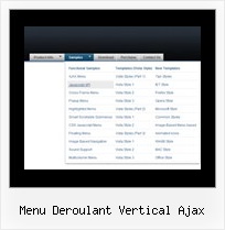 Menu Deroulant Vertical Ajax Dropdown On Rollover