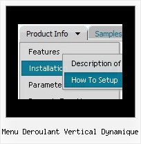 Menu Deroulant Vertical Dynamique Dhtml Drop Down Menu Source Codes