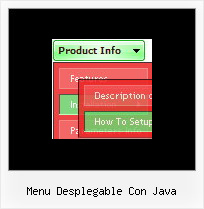 Menu Desplegable Con Java Web Menus Using