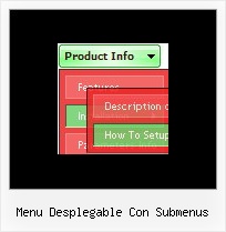 Menu Desplegable Con Submenus Javascript Menu Rollover Drop Down