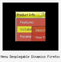 Menu Desplegable Dinamico Firefox Floating Drop Down Menu
