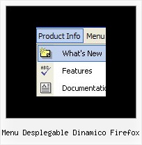 Menu Desplegable Dinamico Firefox Create Dynamic Menu