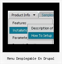 Menu Desplegable En Drupal Top Navigation Javascript