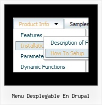 Menu Desplegable En Drupal Menu Desplegable Javascript Java