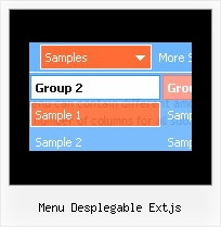 Menu Desplegable Extjs Fly Out Menus Example