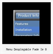 Menu Desplegable Fade Ie 8 Crossbrowser Transparency