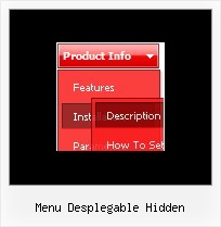 Menu Desplegable Hidden Dynamic Menus Html Javascript