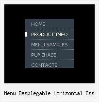 Menu Desplegable Horizontal Css Menu Cascade En Javascript
