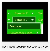 Menu Desplegable Horizontal Css Xp Menu Javascript