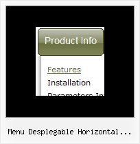 Menu Desplegable Horizontal Javascript Html Tab Example