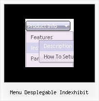 Menu Desplegable Indexhibit Dhtml Fade In Website Code