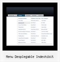 Menu Desplegable Indexhibit Transparent Navigation Bar