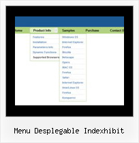 Menu Desplegable Indexhibit Multiple Pull Down Menus