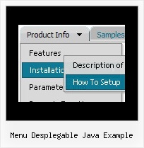 Menu Desplegable Java Example Websites With Dropdown Menus