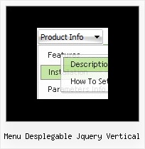 Menu Desplegable Jquery Vertical Web Menu Html