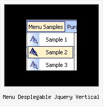 Menu Desplegable Jquery Vertical Createpopup Menu