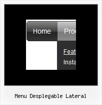 Menu Desplegable Lateral Javascript Mouse Over Drop Menu