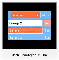 Menu Desplegable Php Tutorial Rollover Popup Menu