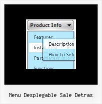 Menu Desplegable Sale Detras Menu With Changing Images
