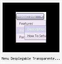 Menu Desplegable Transparente Javascript Vertical Dhtml Tree Slide