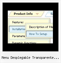 Menu Desplegable Transparente Javascript Vertical Dhtml Moving Menu