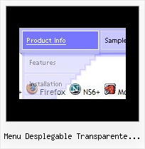 Menu Desplegable Transparente Javascript Vertical Popmenu In Fireworks