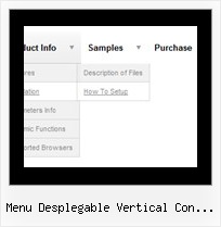 Menu Desplegable Vertical Con Efecto Javascript Menu Example