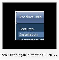 Menu Desplegable Vertical Con Efecto Javascript In Frames